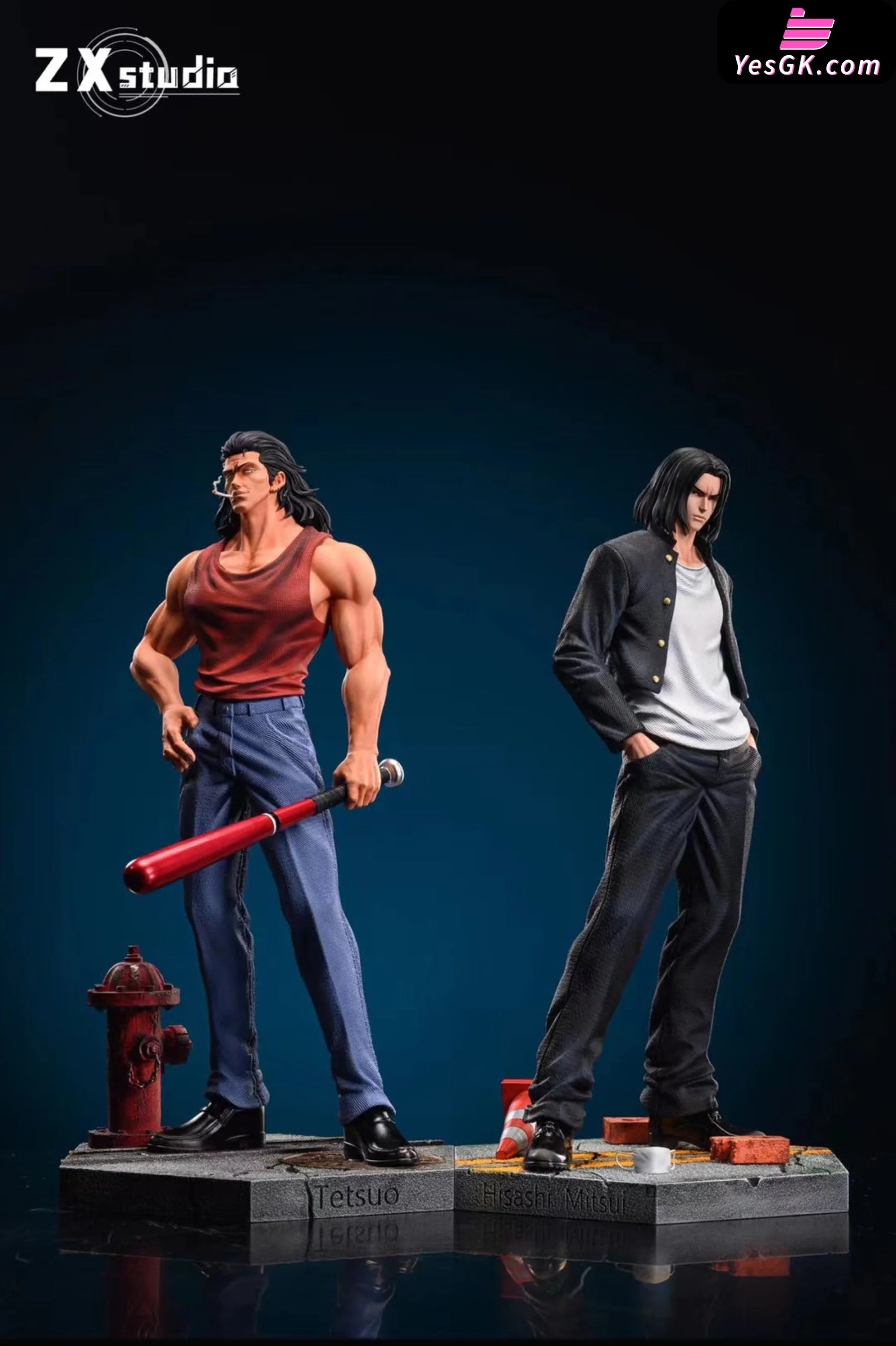 Slam Dunk Men's Red Vest TETSUO Resin Statue - ZX Studio [In-Stock Slam Dunk Men's Red Vest TETSUO Resin Statue - ZX Studio [In-Stock