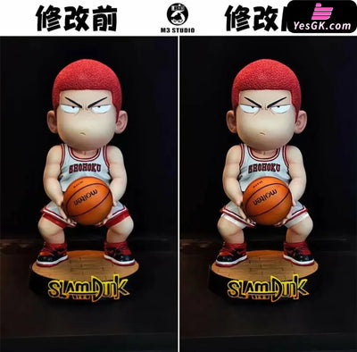 Slam Dunk Q Version Free Throw Hanamichi Sakuragi GK Statue - M3 Studio [In-Stock] - One Piece