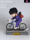 Slam Dunk Q Version Riding Bicycle Rukawa Kaede Resin Statue - M3 Studio [In-Stock]