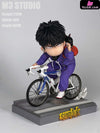 Slam Dunk Q Version Riding Bicycle Rukawa Kaede Resin Statue - M3 Studio [In-Stock]