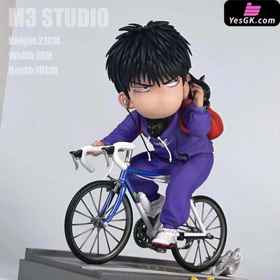 Slam Dunk Q Version Riding Bicycle Rukawa Kaede Resin Statue - M3 Studio [In-Stock]