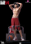 Slam Dunk Red No. 14 Hisashi Mitsui Statue - Pink Bear Studio [Pre - Order]