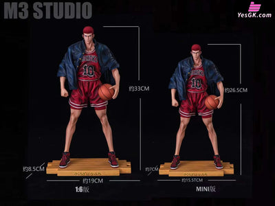 Slam Dunk Sakuragi Hanamichi & Rukawa Kaede Eiji Sawakita Statue - M3 Studio [Pre-Order]