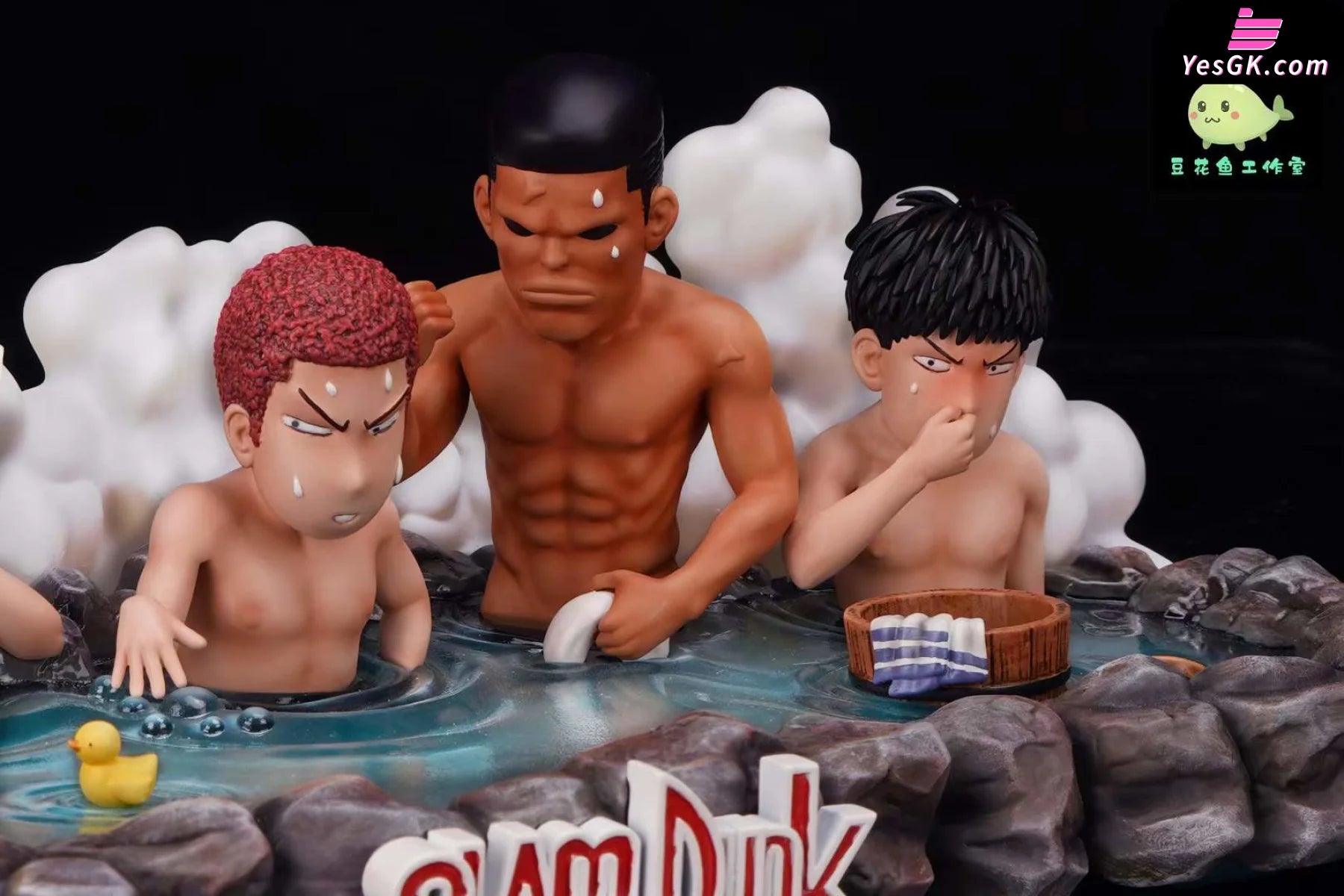 Slam Dunk Sakuragi Hanamichi & Rukawa Kaede Hisashi Mitsui Ryota Miyagi Resin Statue - Dou Hua Yu