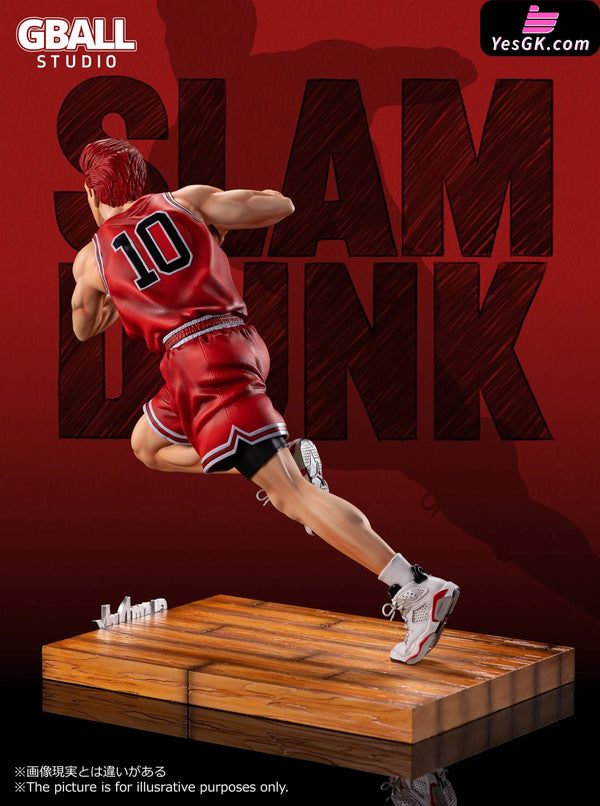 Slam Dunk Series 001 Hanamichi Sakuragi 002 Kaede Rukawa Statue - Gball Studio [Pre-Order]