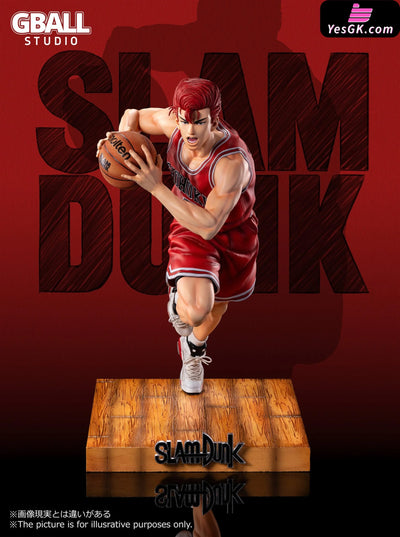 Slam Dunk Series 001 Hanamichi Sakuragi 002 Kaede Rukawa Statue - Gball Studio [Pre-Order] Deposit