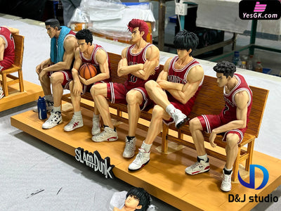 Slam Dunk Shohoku Five Tigers Sitting Pose 2.0 1/5 GK Statue - D&J Studio [In-Stock] Slam Dunk