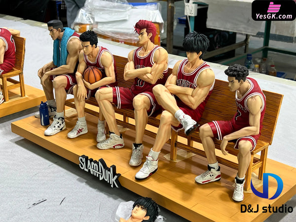 Slam Dunk Shohoku Five Tigers Sitting Pose 2.0 1/5 GK Statue - D&J Studio [In-Stock] Slam Dunk