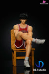 Slam Dunk Shohoku Five Tigers Sitting Pose 2.0 1/5 GK Statue - D&J Studio [Pre-Order] Deposit / Rukawa Kaede Slam Dunk
