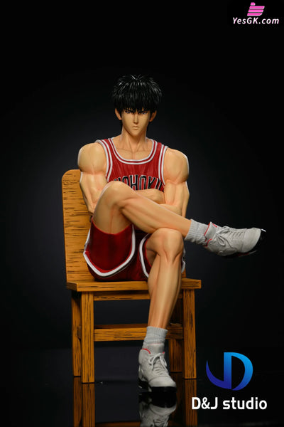 Slam Dunk Shohoku Five Tigers Sitting Pose 2.0 1/5 GK Statue - D&J Studio [Pre-Order] Deposit / Rukawa Kaede Slam Dunk