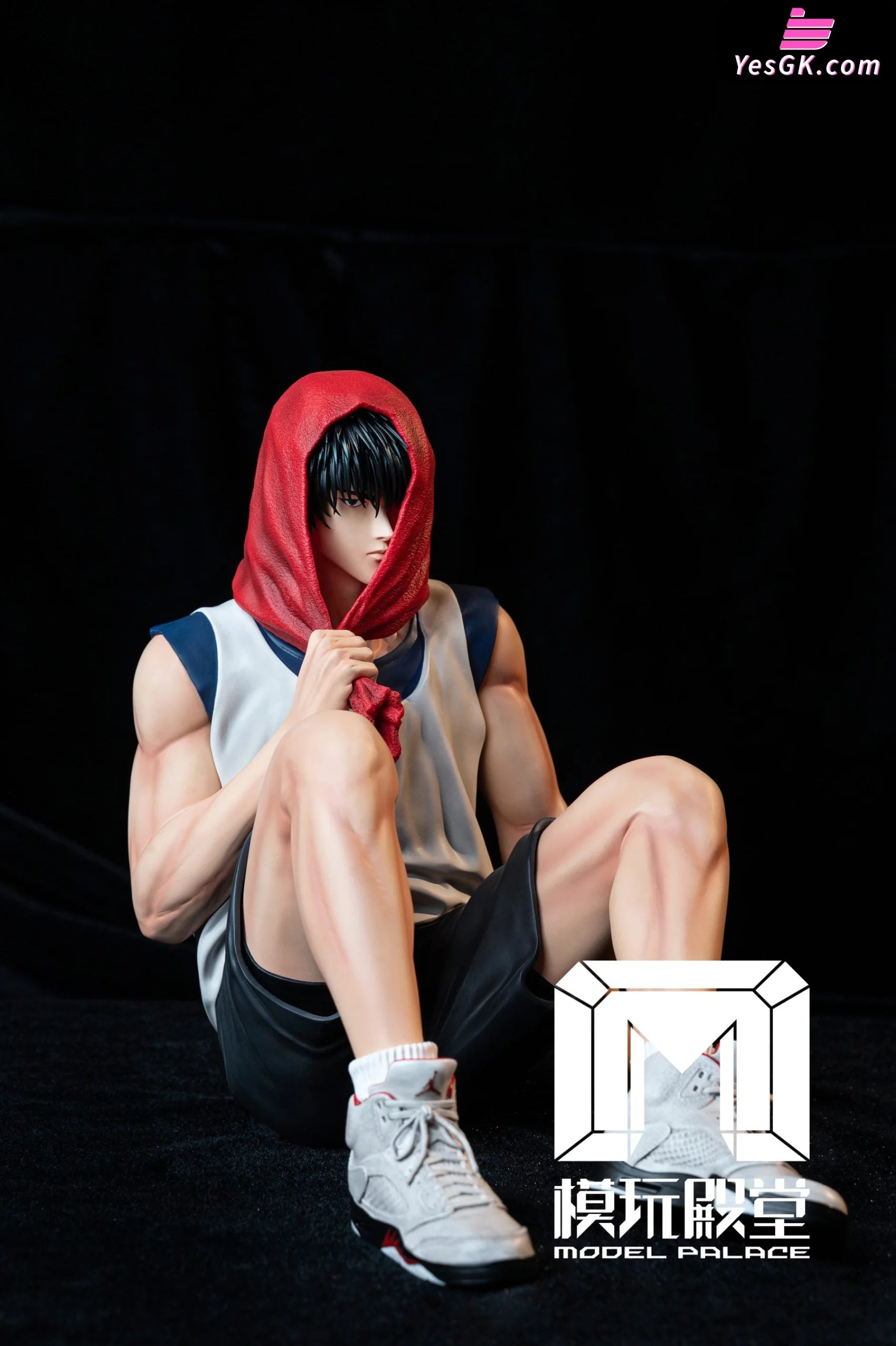 Slam Dunk Static Sitting Series 2.0 Kaede Rukawa Resin Statue - Model Palace Studio [Pre-Order]