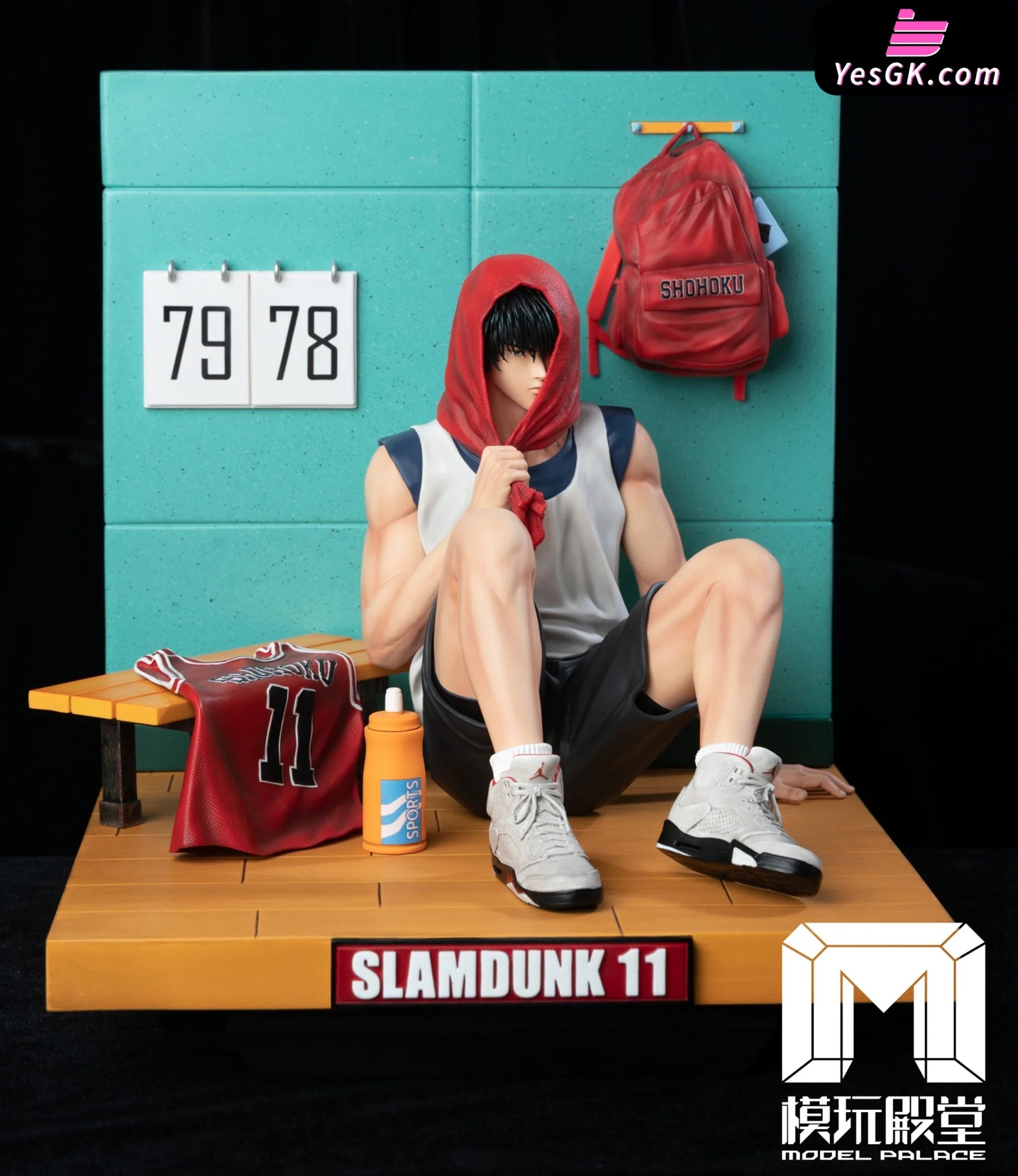 Slam Dunk Static Sitting Series 2.0 Kaede Rukawa Resin Statue - Model Palace Studio [Pre-Order]