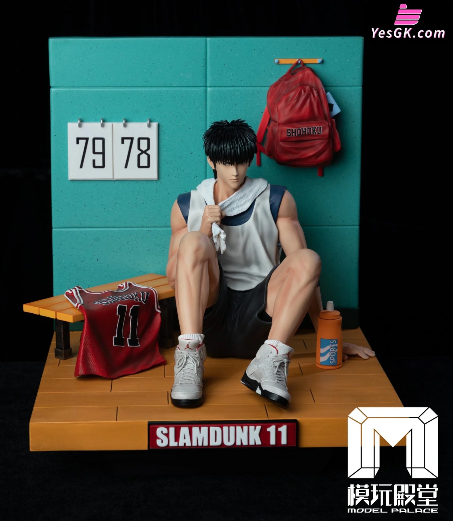 Slam Dunk Static Sitting Series 2.0 Kaede Rukawa Resin Statue - Model Palace Studio [Pre-Order]