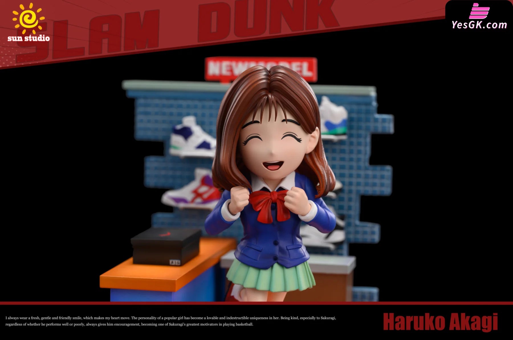 Slam Dunk Stitched Haruko Akagi Statue - Sun Studio [Pre-Order]