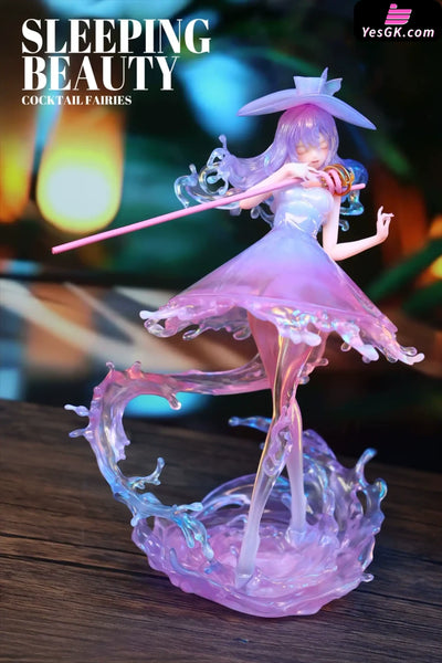 Sleeping Beauty Cocktail Fairies: Blue Margatita & Pink Lady Statue - WeArtDoing Studio