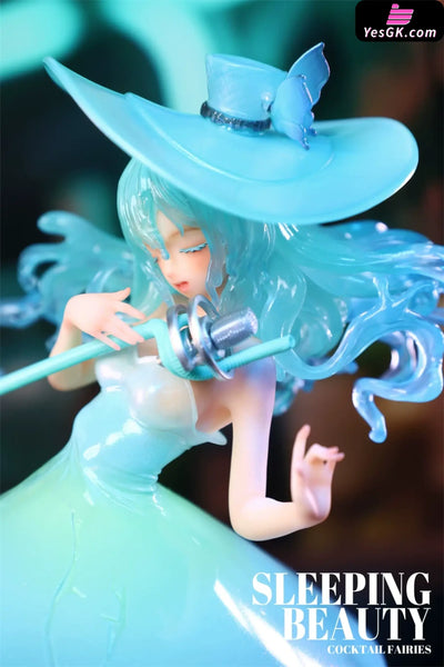 Sleeping Beauty Cocktail Fairies: Blue Margatita & Pink Lady Statue - WeArtDoing Studio