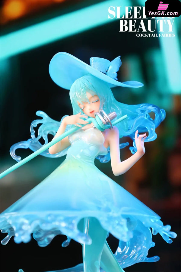 Sleeping Beauty Cocktail Fairies: Blue Margatita & Pink Lady Statue - WeArtDoing Studio