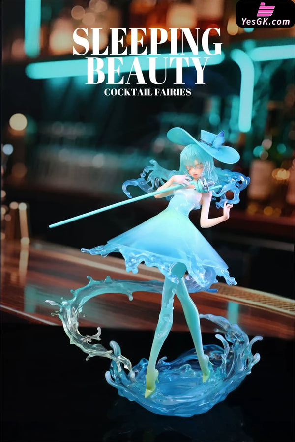 Sleeping Beauty Cocktail Fairies: Blue Margatita & Pink Lady Statue - WeArtDoing Studio