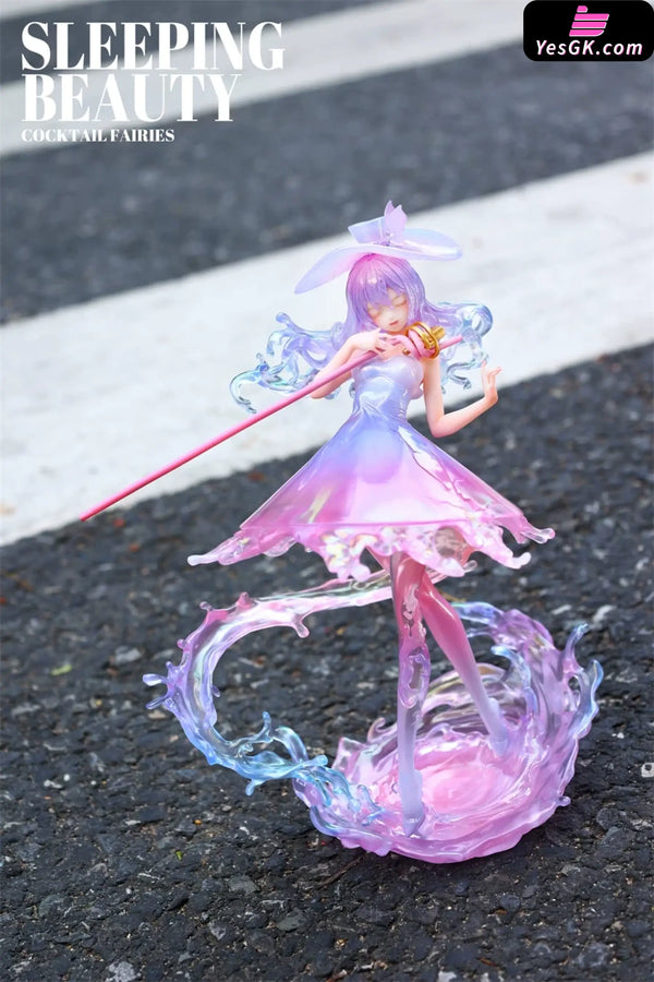 Sleeping Beauty Cocktail Fairies: Blue Margatita & Pink Lady Statue - WeArtDoing Studio
