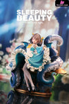 Sleeping Beauty Cthulhu Girl: Abyss Bloom & Phantom Blue & Crimson Tide Statue - WeArtDoing Studio