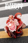 Sleeping Beauty Cthulhu Girl: Abyss Bloom & Phantom Blue & Crimson Tide Statue - WeArtDoing Studio