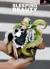 Sleeping Beauty Cthulhu Girl: Abyss Bloom & Phantom Blue & Crimson Tide Statue - WeArtDoing Studio