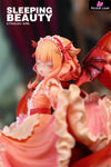 Sleeping Beauty Cthulhu Girl: Abyss Bloom & Phantom Blue & Crimson Tide Statue - WeArtDoing Studio