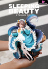 Sleeping Beauty Cthulhu Girl: Abyss Bloom & Phantom Blue & Crimson Tide Statue - WeArtDoing Studio
