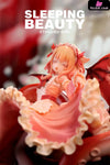 Sleeping Beauty Cthulhu Girl: Abyss Bloom & Phantom Blue & Crimson Tide Statue - WeArtDoing Studio