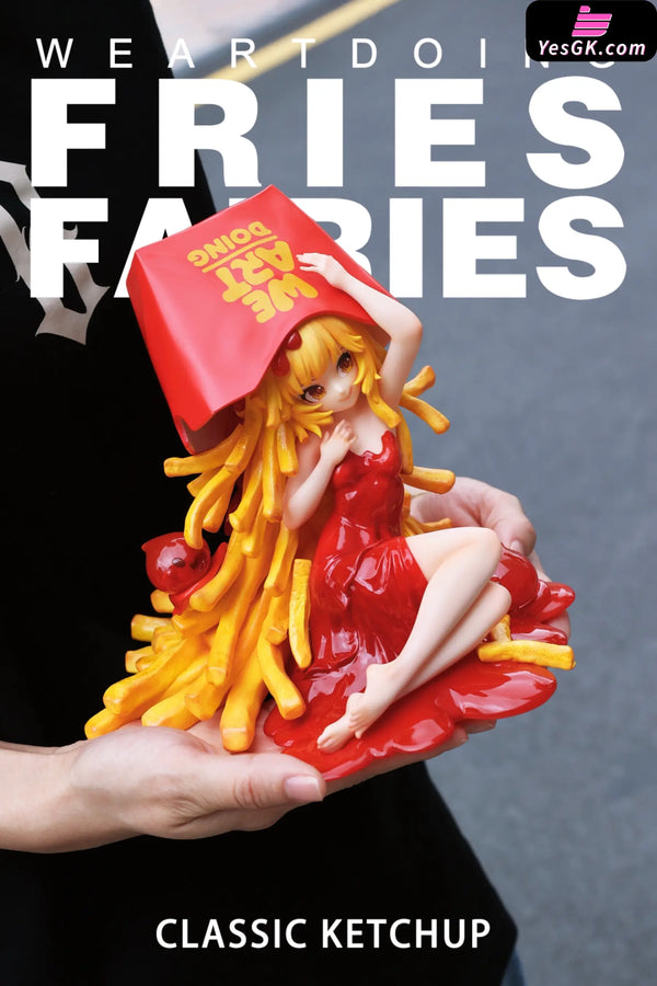 Sleeping Beauty Fries Fairies: Classic Ketchup & Wasabi Statue - WeArtDoing Studio