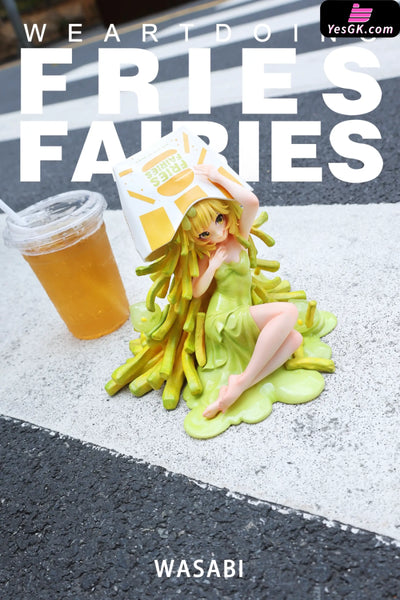 Sleeping Beauty Fries Fairies: Classic Ketchup & Wasabi Statue - WeArtDoing Studio