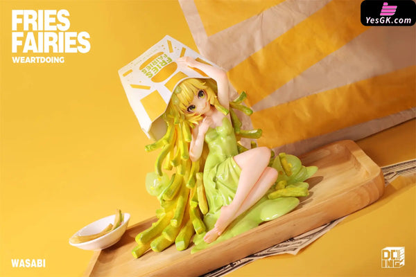 Sleeping Beauty Fries Fairies: Classic Ketchup & Wasabi Statue - WeArtDoing Studio