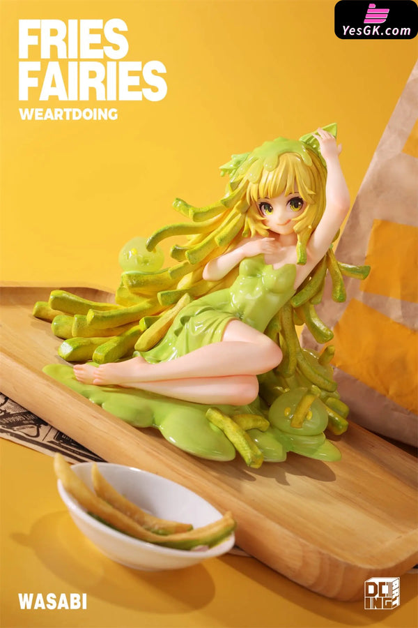 Sleeping Beauty Fries Fairies: Classic Ketchup & Wasabi Statue - WeArtDoing Studio