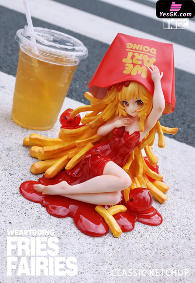 Sleeping Beauty Fries Fairies: Classic Ketchup & Wasabi Statue - WeArtDoing Studio