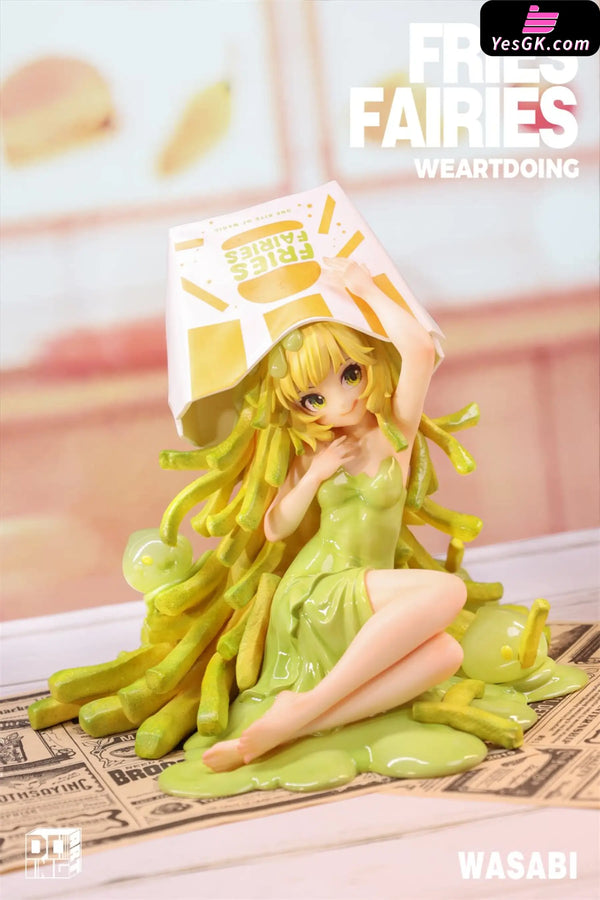 Sleeping Beauty Fries Fairies: Classic Ketchup & Wasabi Statue - WeArtDoing Studio