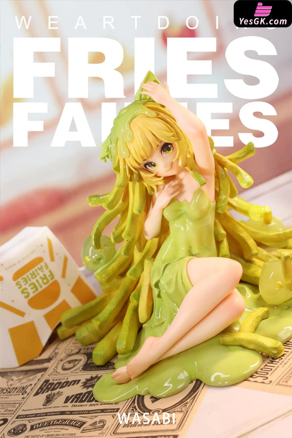 Sleeping Beauty Fries Fairies: Classic Ketchup & Wasabi Statue - WeArtDoing Studio