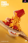 Sleeping Beauty Fries Fairies: Classic Ketchup & Wasabi Statue - WeArtDoing Studio
