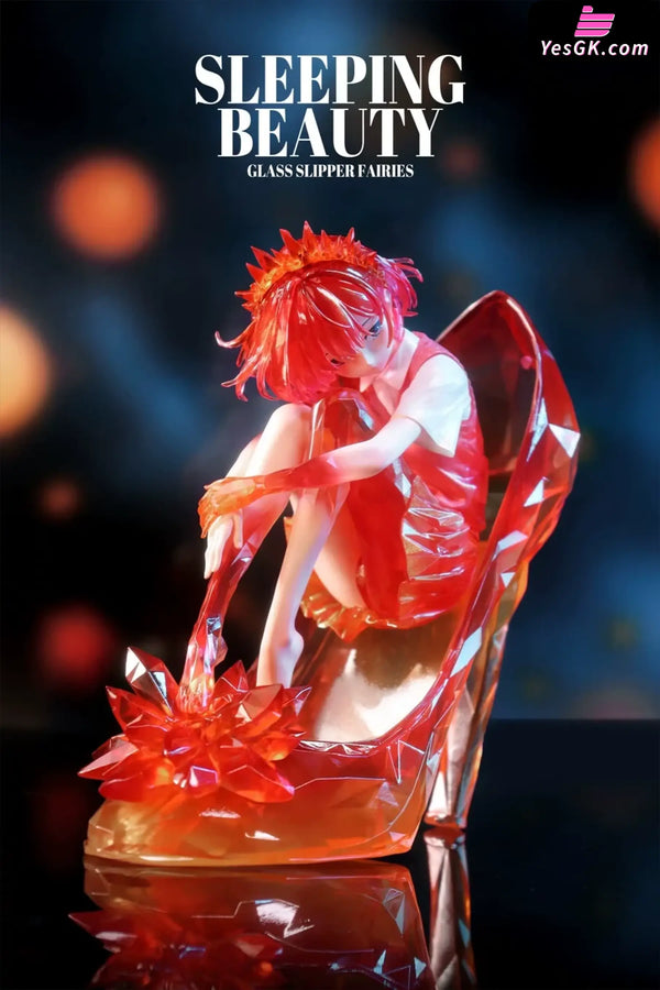 Sleeping Beauty Glass Slipper Fairies Statue - WeArtDoing Studio