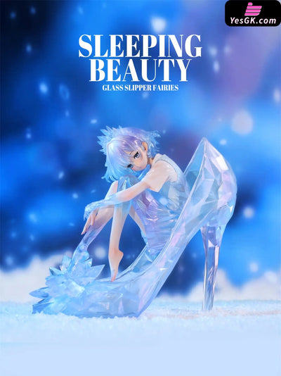 Sleeping Beauty Glass Slipper Fairies Statue - WeArtDoing Studio