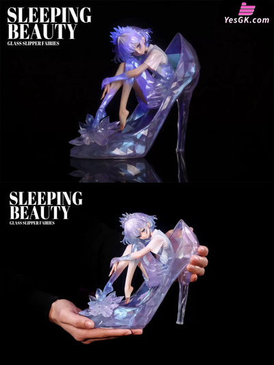 Sleeping Beauty Glass Slipper Fairies Statue - WeArtDoing Studio