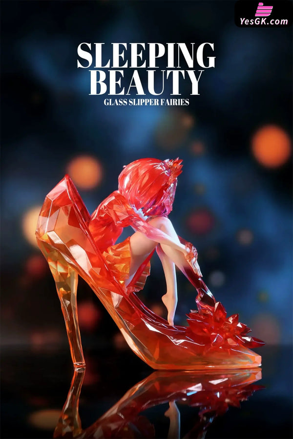 Sleeping Beauty Glass Slipper Fairies Statue - WeArtDoing Studio