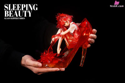 Sleeping Beauty Glass Slipper Fairies Statue - WeArtDoing Studio