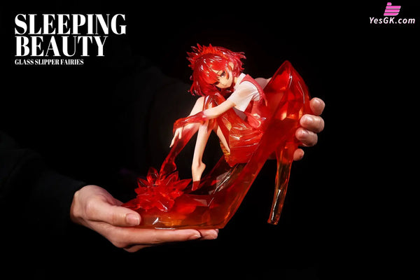 Sleeping Beauty Glass Slipper Fairies Statue - WeArtDoing Studio