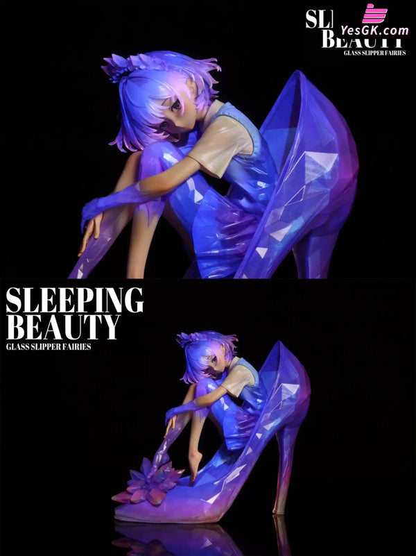 Sleeping Beauty Glass Slipper Fairies Statue - WeArtDoing Studio