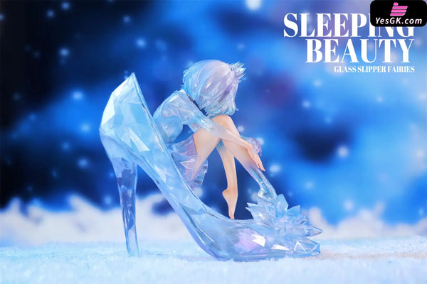 Sleeping Beauty Glass Slipper Fairies Statue - WeArtDoing Studio