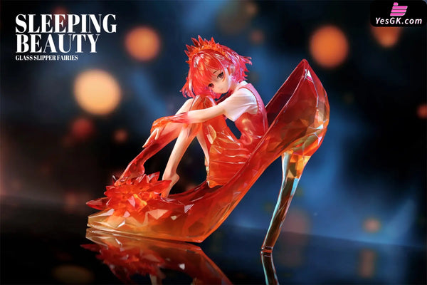 Sleeping Beauty Glass Slipper Fairies Statue - WeArtDoing Studio