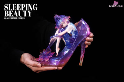 Sleeping Beauty Glass Slipper Fairies Statue - WeArtDoing Studio