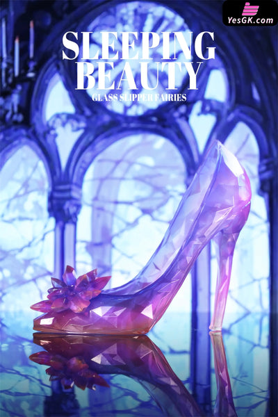 Sleeping Beauty Glass Slipper Fairies Statue - WeArtDoing Studio