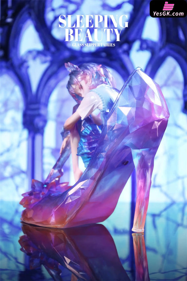 Sleeping Beauty Glass Slipper Fairies Statue - WeArtDoing Studio