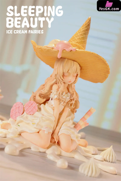 Sleeping Beauty Ice Cream Fairies: Vanilla & Matcha & Chocolate Statue - WeArtDoing Studio